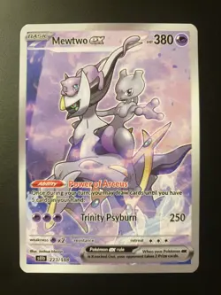 ✨ Pokemon Mewtwo ex #1 | Custom Card ** Exklusive ** Kunstkarte ** RARE ✨ - Image 1