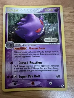 Gengar 5/92 Legend Maker Holo Stamped Rare LP Pokemon Card - Image 1