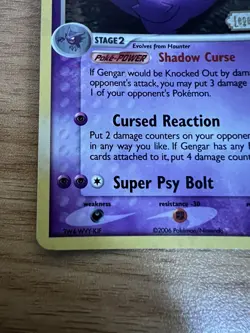 Gengar 5/92 Legend Maker Holo Stamped Rare LP Pokemon Card - Image 5