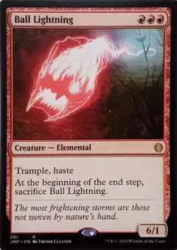 291 BALL LIGHTNING RARE JUMPSTART MTG CARD - Image 1