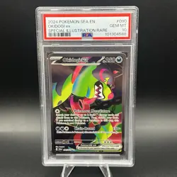 Pokemon TCG Okidogi EX Card 090/064 Shrouded Fable Special Illus. Rare, PSA 10 - Image 1