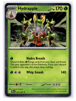 Hydrapple (Cosmos Holo) Rare Miscellaneous Cards & Products 018/182 Holo LP-NM - Image 1