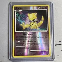 Pokemon Card Abra 69/123 Diamond & Pearl-Mysterious Treasure Reverse Holo Common - Image 1