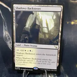 Shadowy Backstreet - NM - Murders at Karlov Manor - 0268 - MTG - Regular - Image 1