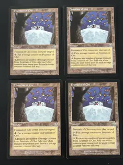 4x Fountain of Cho (317/350) Mercadian Masques LP/UP MTG Magic - Image 1