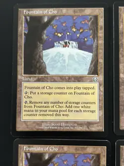 4x Fountain of Cho (317/350) Mercadian Masques LP/UP MTG Magic - Image 2