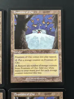4x Fountain of Cho (317/350) Mercadian Masques LP/UP MTG Magic - Image 3