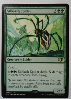 Silklash Spider *Common* Magic MtG x1 Commander 2014 SP - Image 1