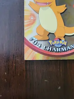 LP! BLUE Label Holo Foil - Topps Pokemon Series 1 - #04 Charmander TV Animation - Image 2