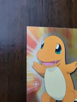LP! BLUE Label Holo Foil - Topps Pokemon Series 1 - #04 Charmander TV Animation - Image 3