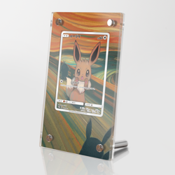 Eevee 287/SM-P SCREAM Munch - Pokemon Extended Artwork Protective Display Case - Image 1