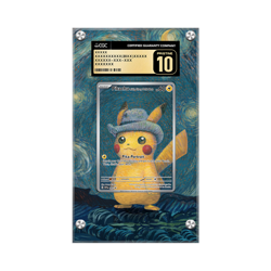 Pikachu With Grey Felt Hat Pokemon Extended CGC Artwork Protective Display Case - Image 1