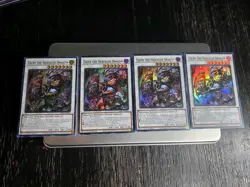 4x Yugioh TCG Zalen the Shackled Dragon BPRO-EN042 Super Rare 1st Edition NM - Image 1