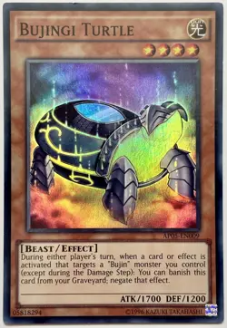 AP05-EN009 Bujingi Turtle - Super Rare Unlimited Edition Lightly Played YuGiOh - Image 1