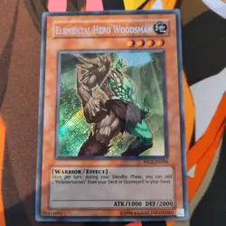 Elemental Hero Woodsman - PP02-EN004 - Unlimited Edition - Secret Rare - NM - Image 1