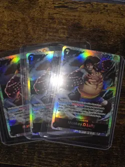 • Monkey.D.Luffy • OP04-090 SR Kingdoms of Intrigue Holo Foil One Piece TCG NM - Image 1