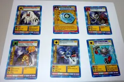 1999 Digi-Battle Card Game Lot - 30 Cards Digimon Bandai Mint Condition Unplayed - Image 4