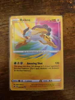 Raikou 050/185 SWSH04: Vivid Voltage Pokemon Card | NM - Image 1