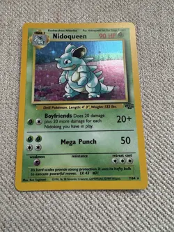 Pokemon Nidoqueen Jungle Holo Rare Card - Image 1