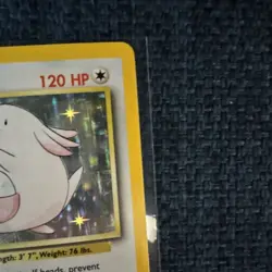 Pokemon Card Chansey Holo Rare TCG Base Set Unlimited 3/102 - LP - Image 4