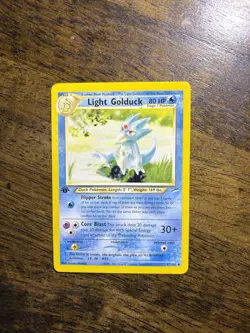 Light Golduck 47/105 Pokemon TCG 1st Edition Neo Destiny NM Vintage 2002 Card - Image 2