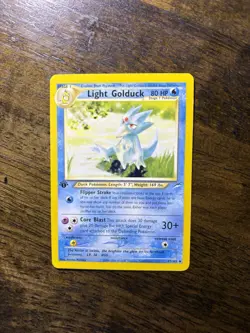 Light Golduck 47/105 Pokemon TCG 1st Edition Neo Destiny NM Vintage 2002 Card - Image 3