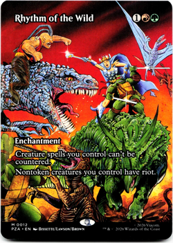 Rhythm of the Wild (Borderless) Teenage Mutant Ninja Turtles Eternal-Legal MTG - Image 1