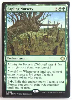 Sapling Nursery [New, Near Mint] Rare MTG {Lorwyn Eclipsed} - Image 1