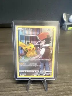 Pokemon TCG Sun & Moon Cosmic Eclipse Pikachu Full Art 241/236 NM/M - Image 1