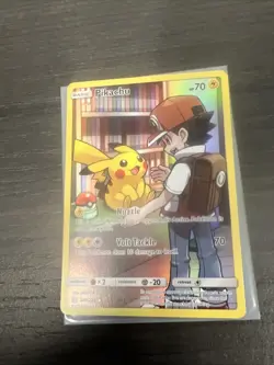 Pokemon TCG Sun & Moon Cosmic Eclipse Pikachu Full Art 241/236 NM/M - Image 4