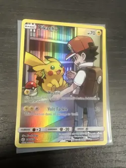 Pokemon TCG Sun & Moon Cosmic Eclipse Pikachu Full Art 241/236 NM/M - Image 5