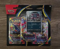 Pokemon TCG: Phantasmal Flames Weavile 3-Pack Blister Set - Image 1