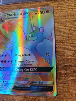 Pokemon Charizard GX Full Art Secret Rare Holo SM-Burning Shadows 150/147 250 HP - Image 4