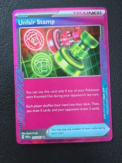 Unfair Stamp - SV06: Pokemon TCG: Twilight Masquerade (TWM) - Image 2