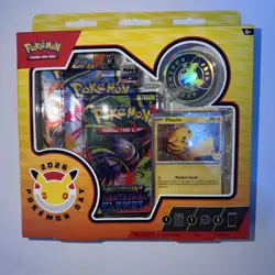 2026 Pokemon Day Collection 30th Anniversary Sealed Box With PIKACHU PROMO - Image 1