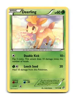 Deerling 13/114 Common Black & White Pokemon Near Mint - Image 1