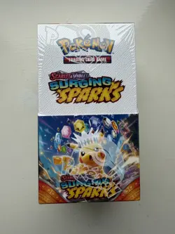 Pokemon TCG Scarlet & Violet Surging Sparks Half Booster Box (18 Packs) - SEALED - Image 1