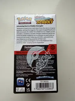 Pokemon TCG Scarlet & Violet Surging Sparks Half Booster Box (18 Packs) - SEALED - Image 2