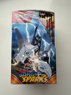 Pokemon TCG Scarlet & Violet Surging Sparks Half Booster Box (18 Packs) - SEALED - Image 3