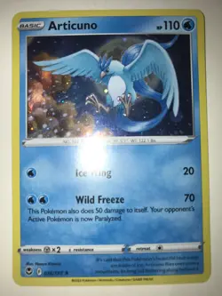 Articuno 036/195 Silver Tempest Holo Rare Pokemon TCG NM-LP ---- - Image 1
