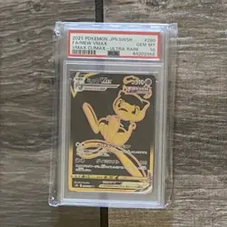 2021 Pokemon Sword & Shield Japanese VMAX Climax #280/184 Mew Ultra Rare PSA 10 - Image 1