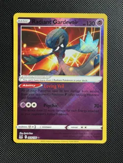 Pokemon TCG Radiant Gardevoir 069/196 Swsh11: Lost Origin Holo - Image 1