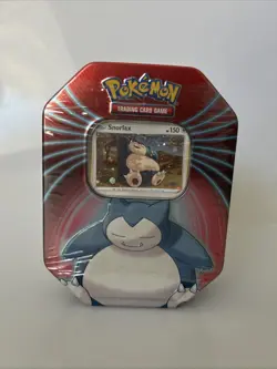 Pokemon Snorlax Mighty Mysterious Tin 2021 Factory Sealed Knock Out - Image 1