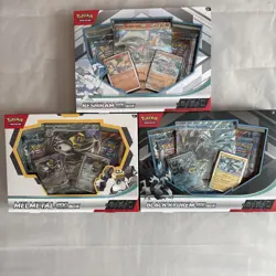 Pokemon Tcg Lot Of 3 Ex Boxes Melmetal, Reshiram And Black Kyurem New Sealed - Image 1