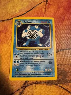 Poliwrath Holo Base Set | Vintage WOTC Pokemon - Image 2