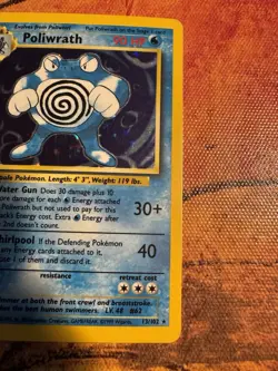 Poliwrath Holo Base Set | Vintage WOTC Pokemon - Image 3