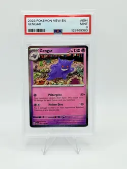 2023 POKEMON MEW EN-151 #094 GENGAR PSA 9 - Image 1