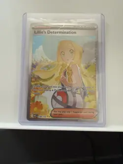 Pokemon Lillie's Determination Trainer 184/132 Me01 Holo Special Illustration R… - Image 1