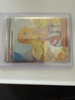 Pokemon Lillie's Determination Trainer 184/132 Me01 Holo Special Illustration R… - Image 2