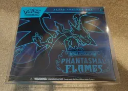 Pokemon TCG Mega Evolution Phantasmal Flames Elite Trainer Box ETB Protector 📈 - Image 1